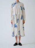 Japonism Flower Print Dress