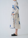 Japonism Flower Print Dress