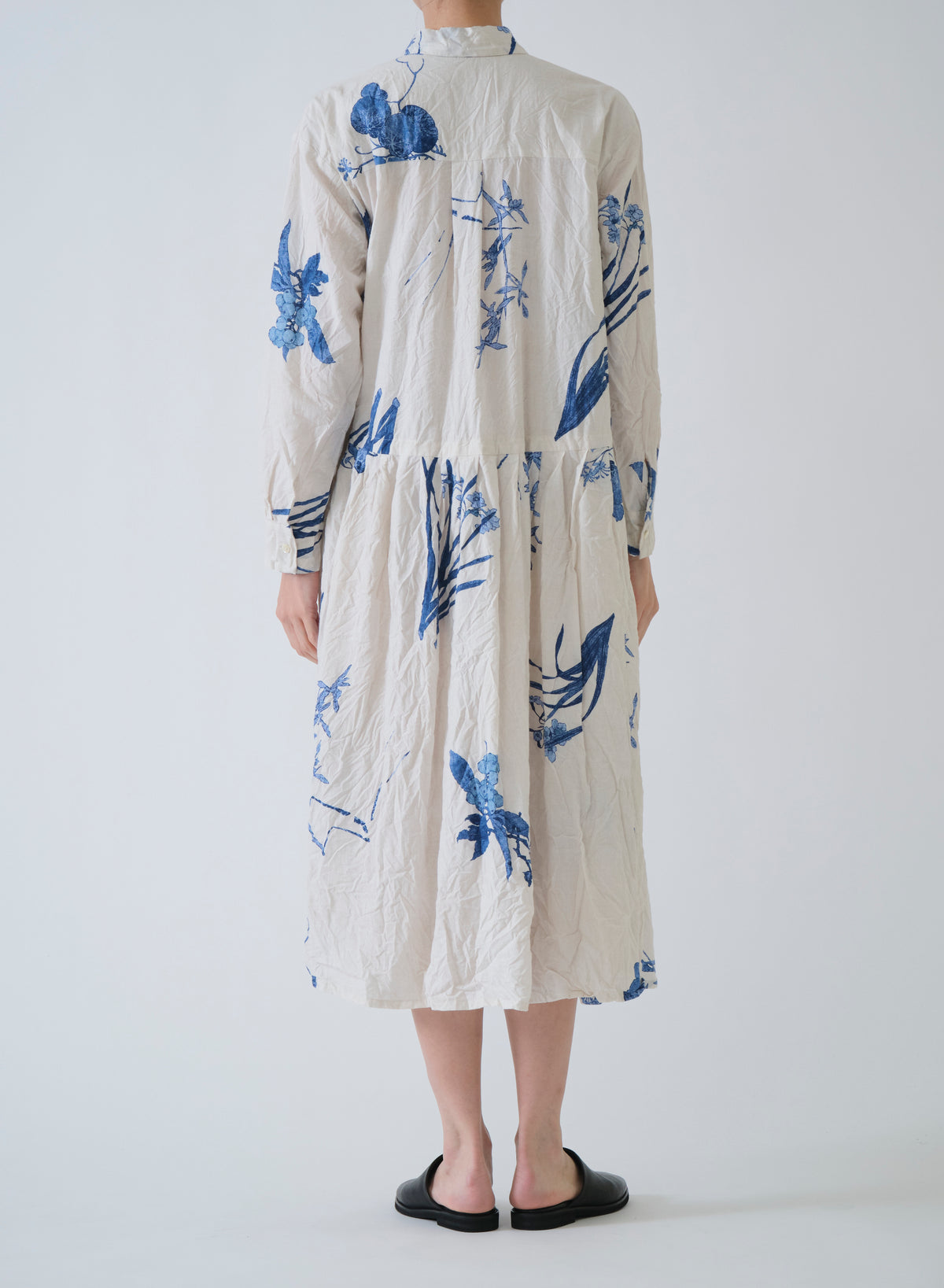 Japonism Flower Print Dress