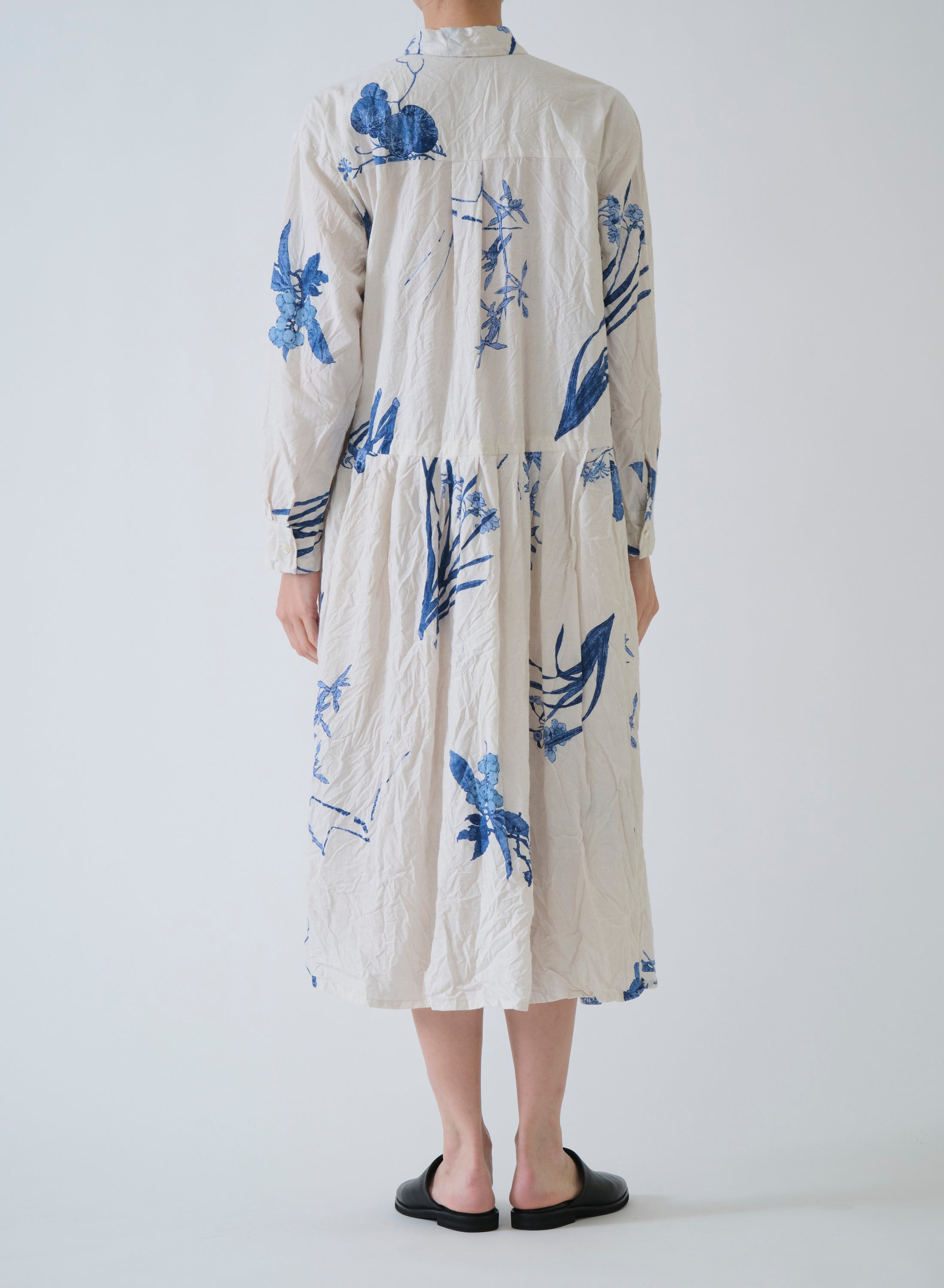 Japonism Flower Print Dress