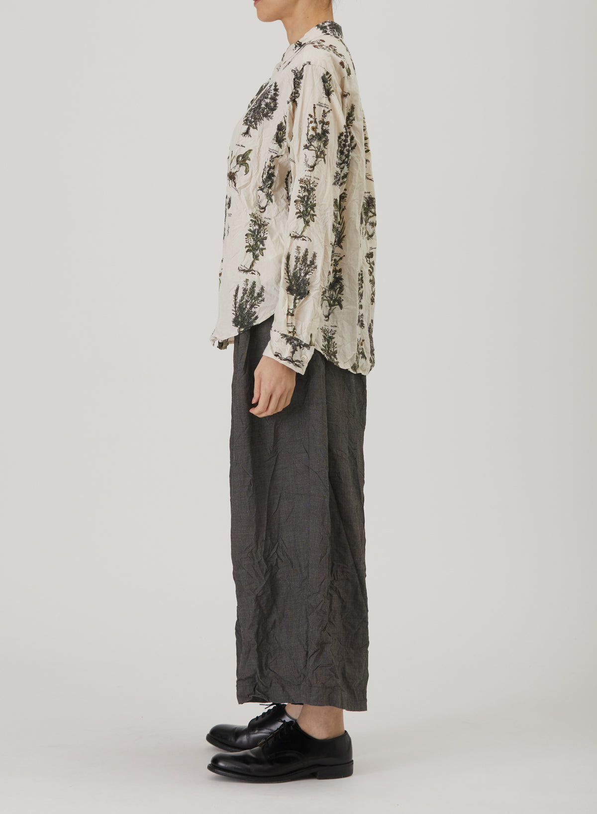 pas de calais | Relax Herbal Print Shirt