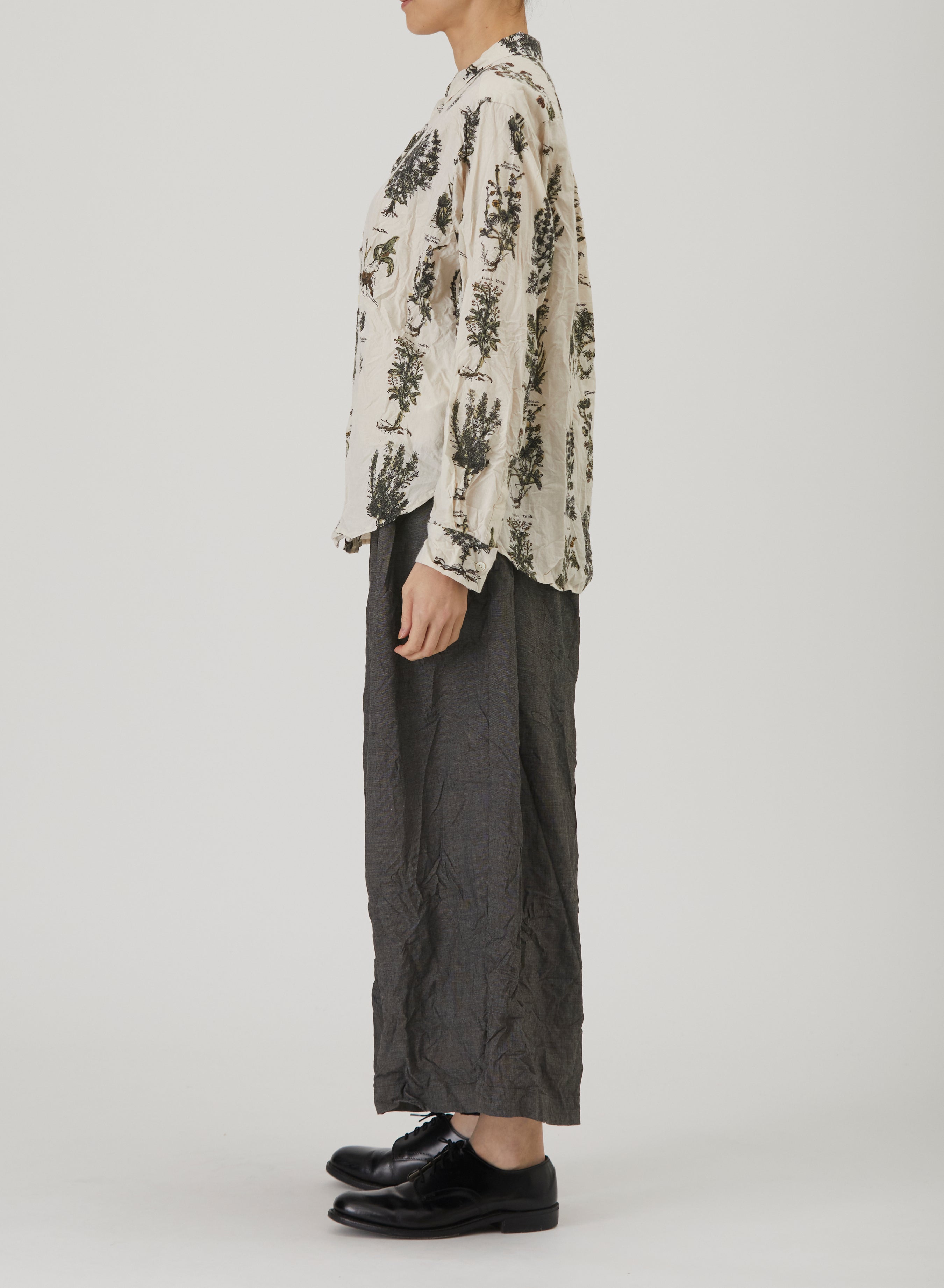pas de calais | Relax Herbal Print Shirt