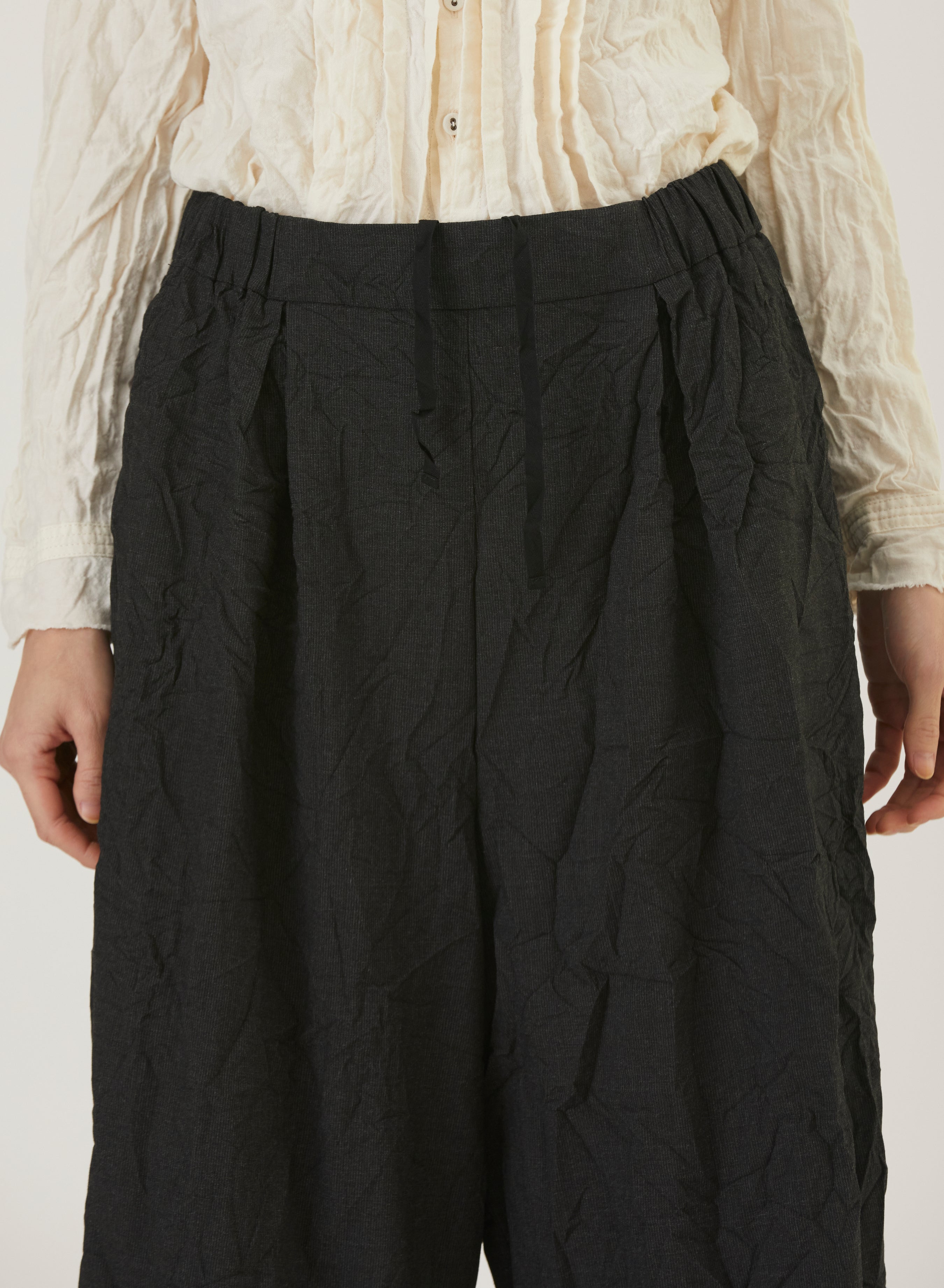 pas de calais | Recycled P/R Pinhead Wide Pants