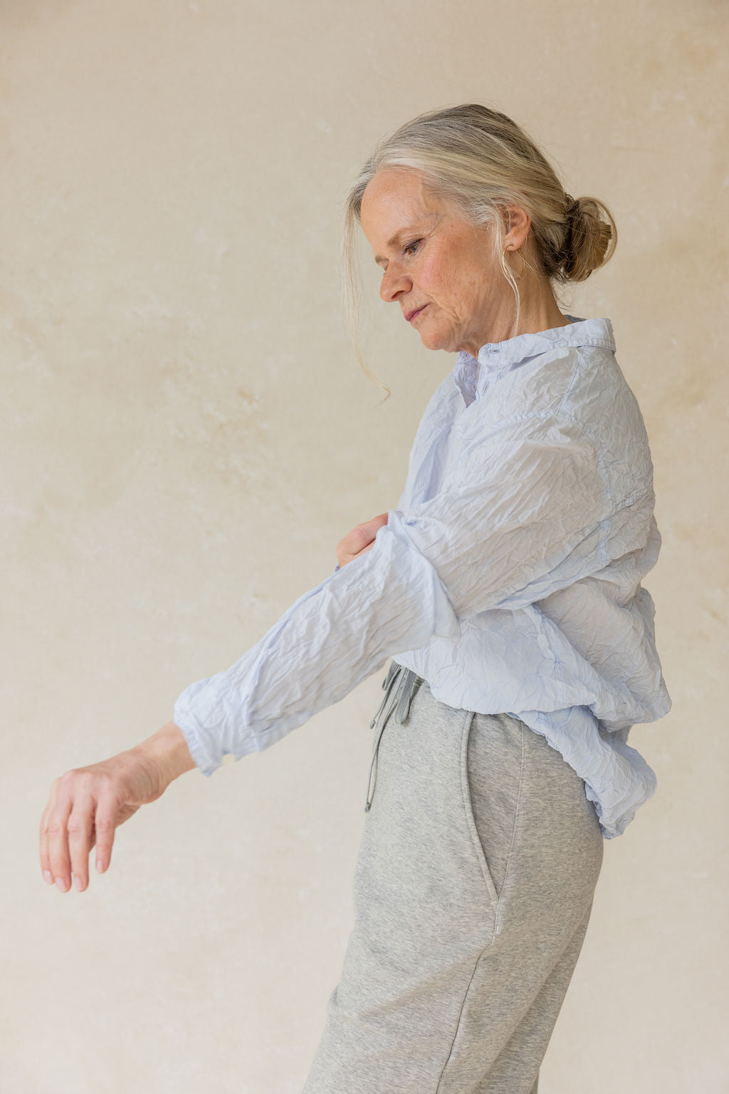Pas de Calais | Washed Cotton Crinkle Classic Shirt