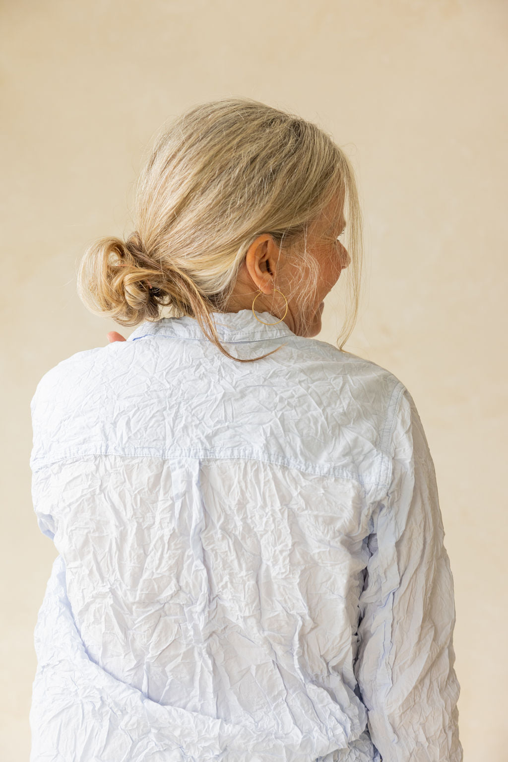 Pas de Calais | Washed Cotton Crinkle Classic Shirt
