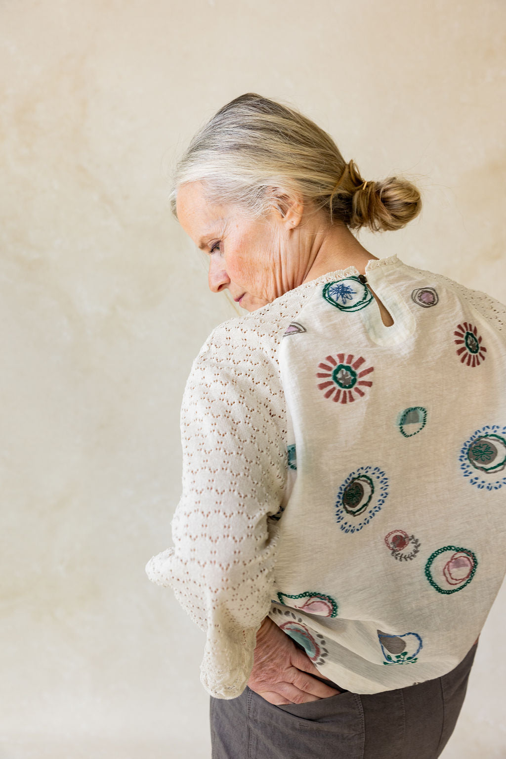 M.& Kyoko | Woven Pullover