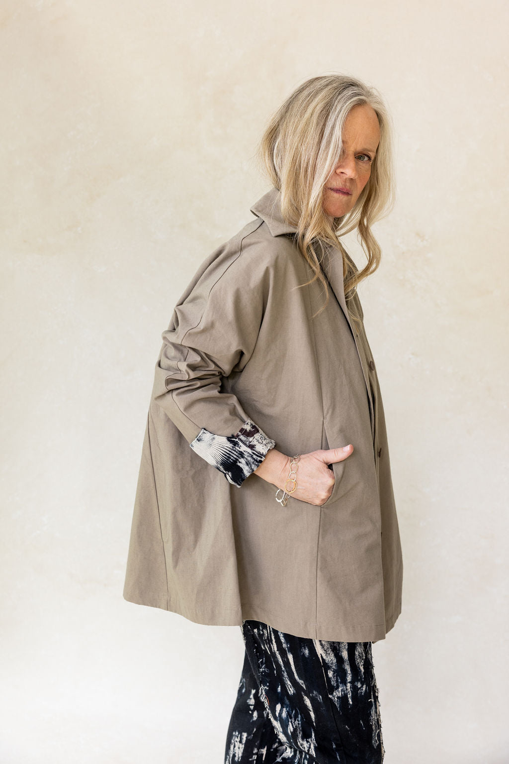 Evam Eva | Cotton Hemp Short Coat