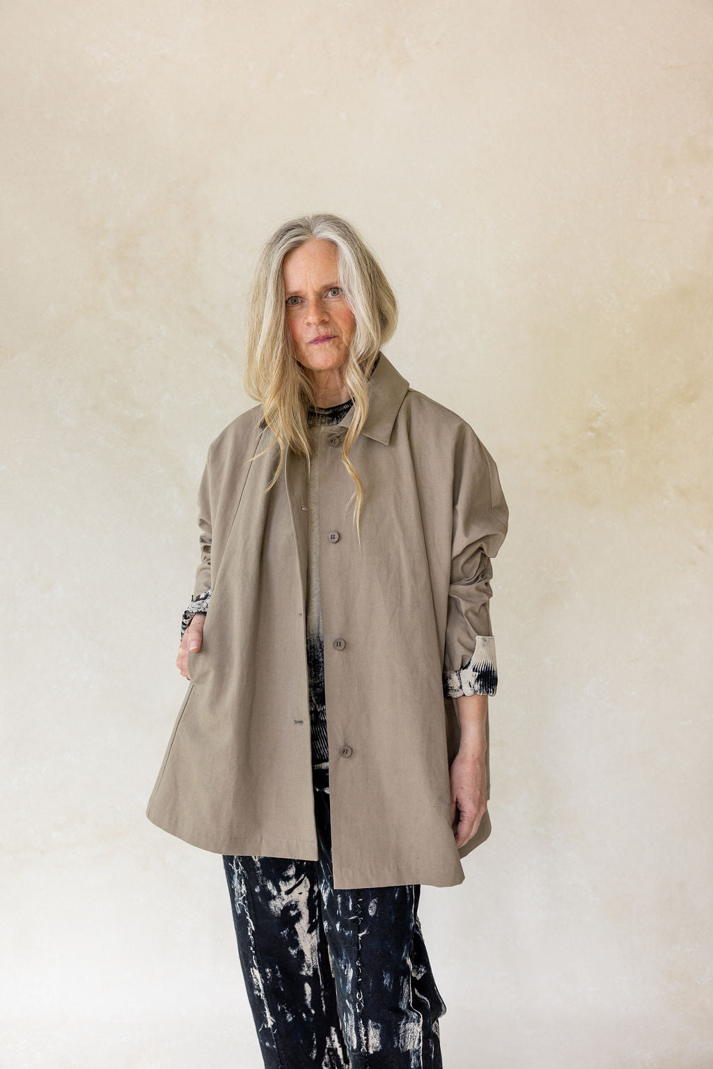 Evam Eva | Cotton Hemp Short Coat