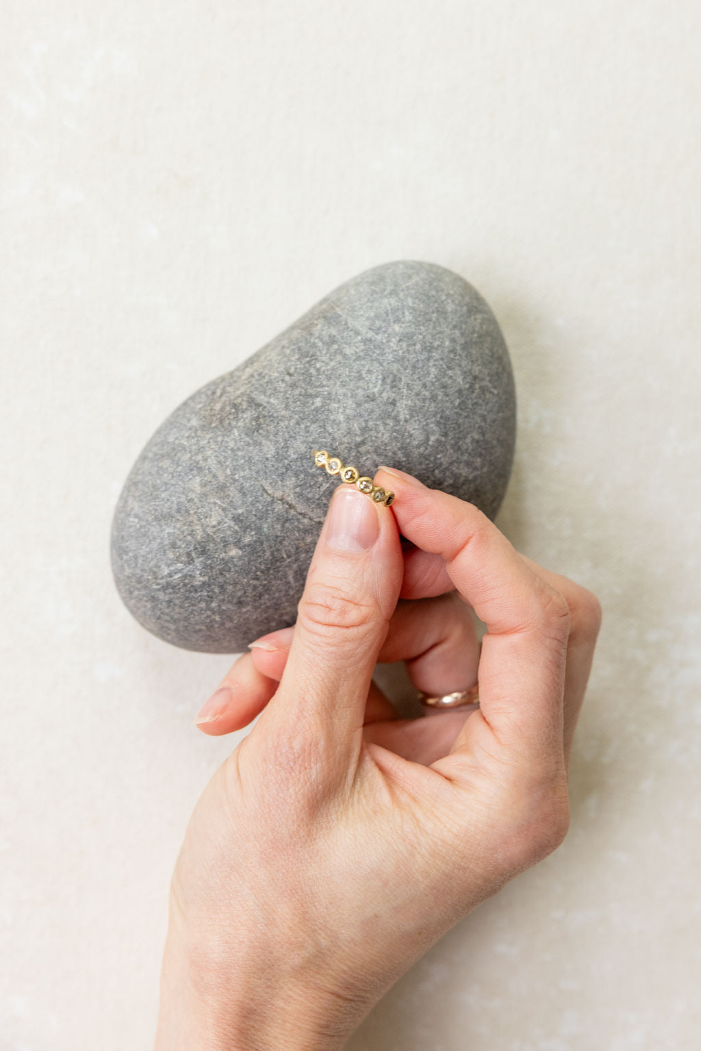 Kate Maller | In Bloom Champagne Diamond Stacking Ring