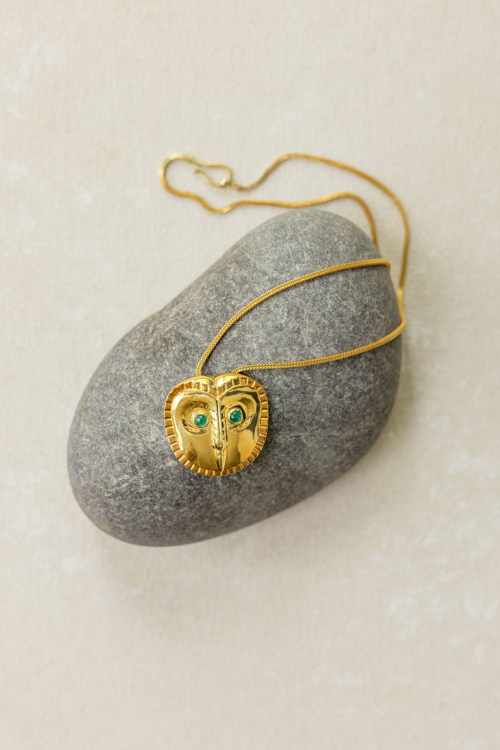 Lucine Almas | The Wise One Owl Pendant