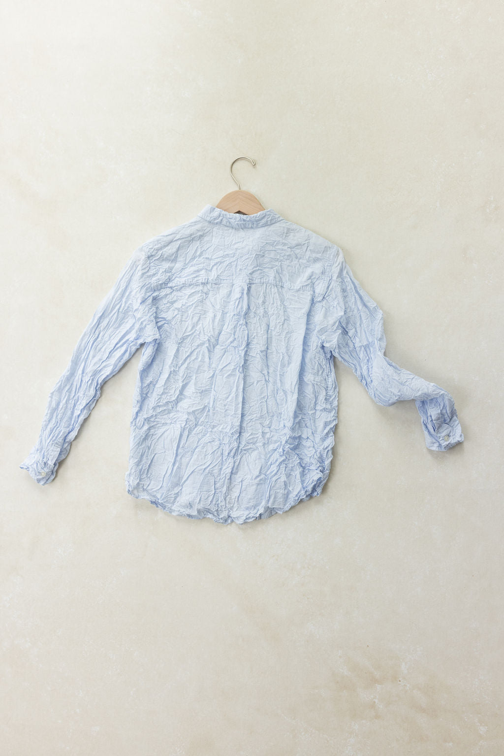 Pas de Calais | Washed Cotton Crinkle Classic Shirt