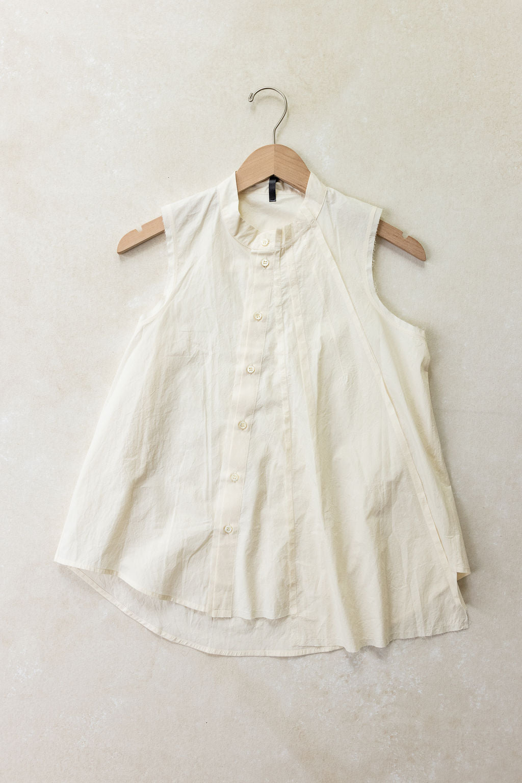 Serienumerica | Flared Sleeveless Shirt w/Inserts