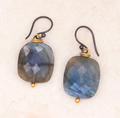 River Song | Flashing Blue Labradorite Earrings