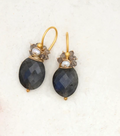 River Song | Labradorite Oval Fringe Earrings