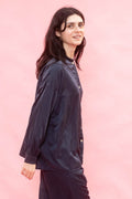 sula | Button Thru Shirt Silk Cotton Satin